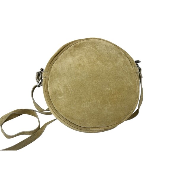 Toms Embroidered Crossbody Bag Souks Canteen Suede Embroidery Purse Oatmeal 8" - Picture 7 of 12